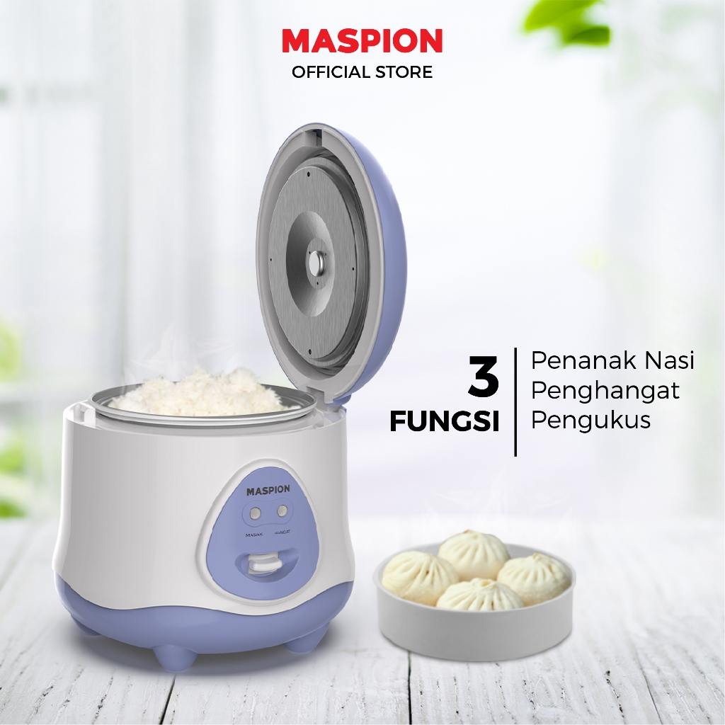 Maspion Rice Cooker Magic Com Exclusive 0.8 Liter EX-0618 - Gambar 2