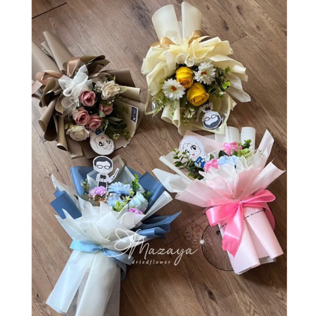 Buket Wisuda/buket hari guru/buket ultah/buket hari ibu