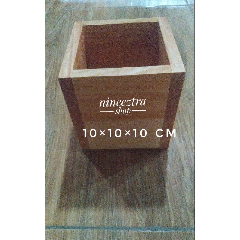 Wooden Storage Box Mahogany 10×10×10 cm Plywood Base Mahogany Box ...