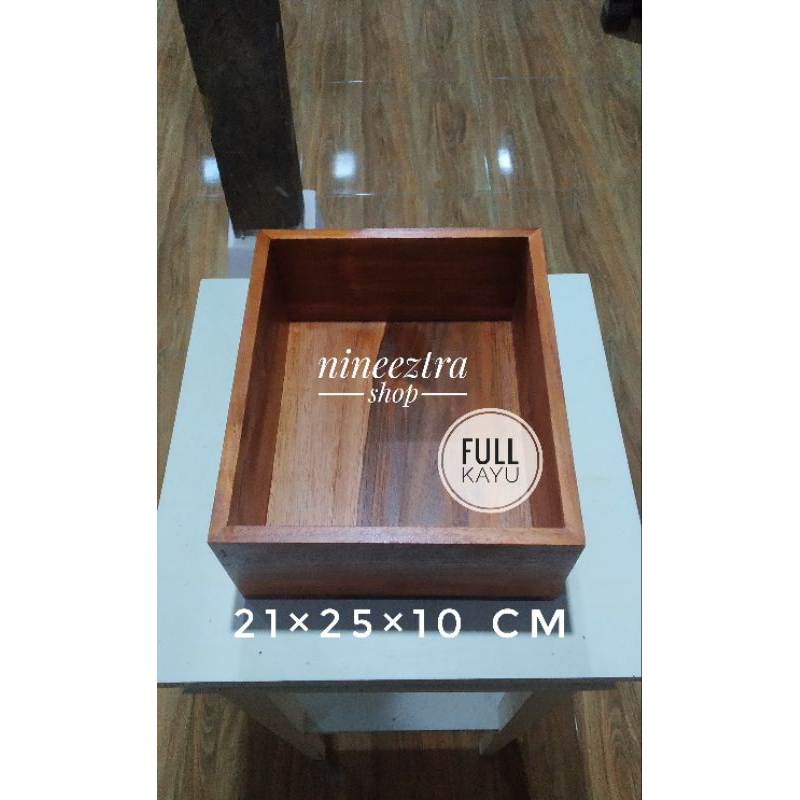 Wooden Storage Box Teak 21, 25, 10 Cm Multipurpose Teak Wood Box ...