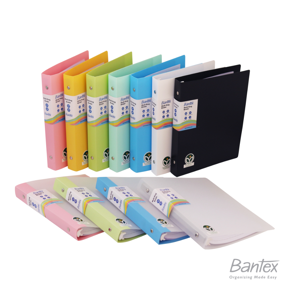 Bantex Bi-Colour New Trendy Multi Ring Binder B5 26-3526