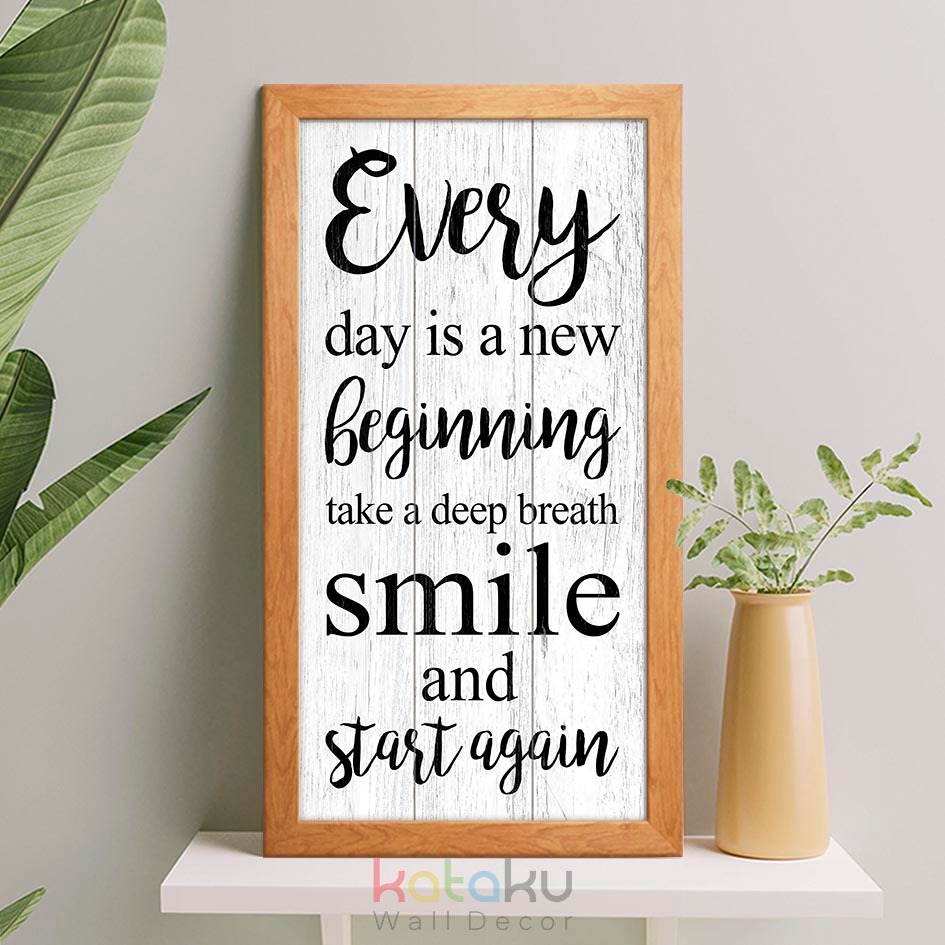 HIASAN DINDING Wall Hanging Motivational Poster Display Wall Decor