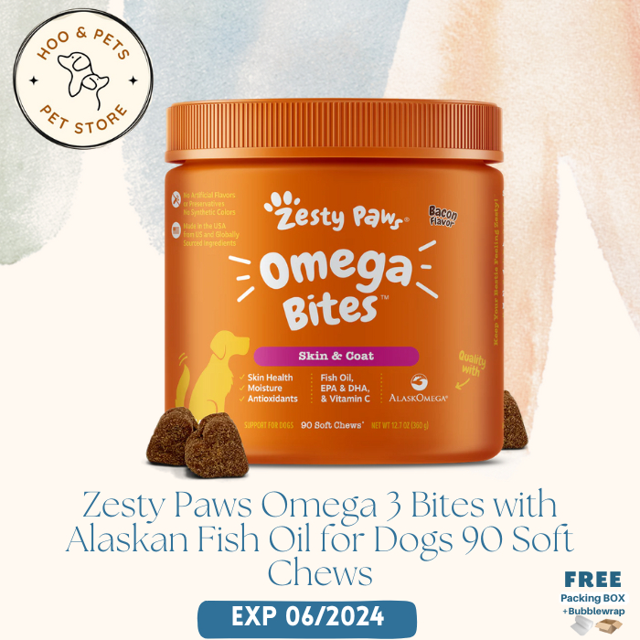 Zesty paws omega bites skin best sale & coat