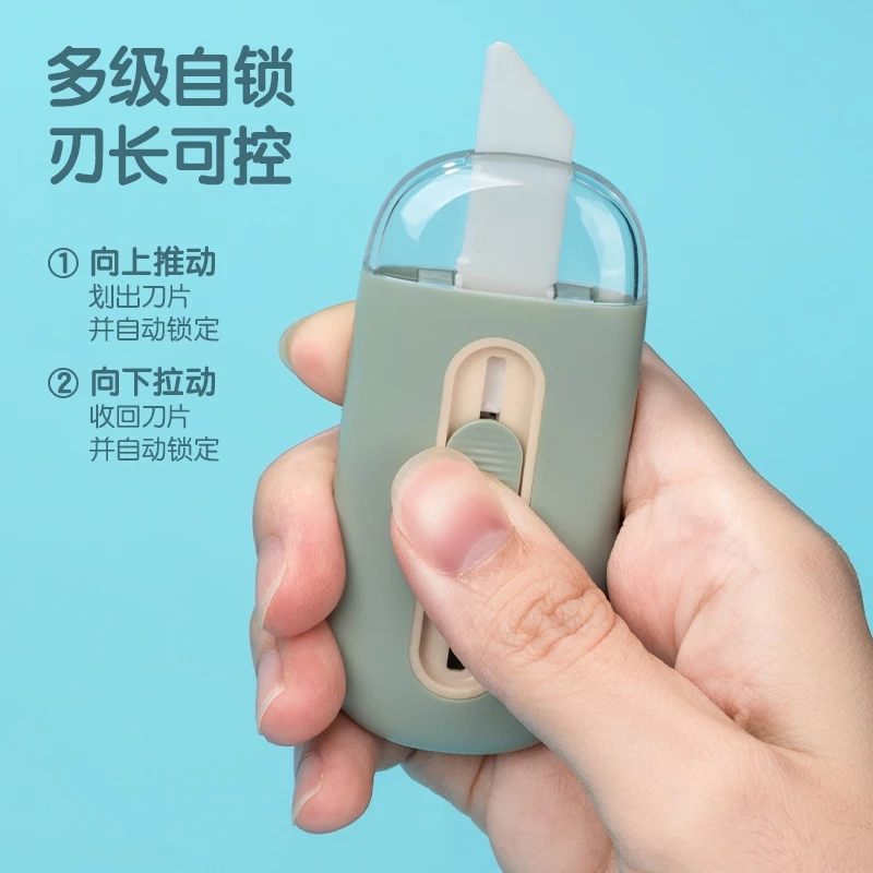 Deli Cutter / Pisau Pemotong Kertas Ceramic Blade Anti Karat TD262 - Gambar 4