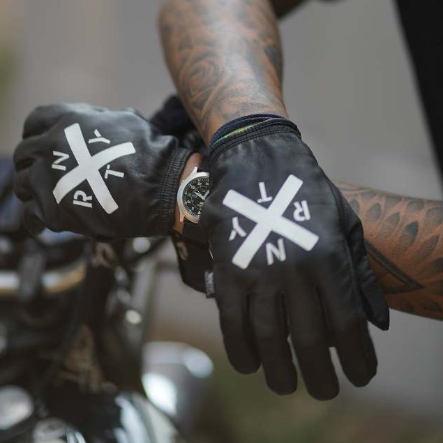 Northy Bravo Gloves / Sarung Tangan Motor Kulit Grafis - Gambar 4