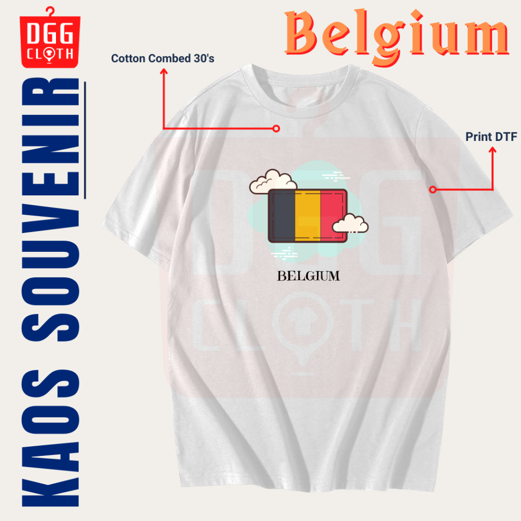 Dggclothing T Shirts Belgium Souvenirs Tshirt Latest Belgium