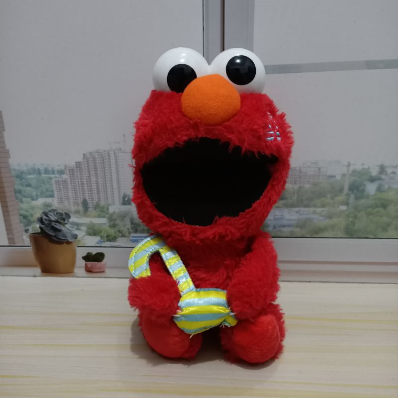 Elmo Doll Unique Music Original Universal Studios Japan Sesame Street ...