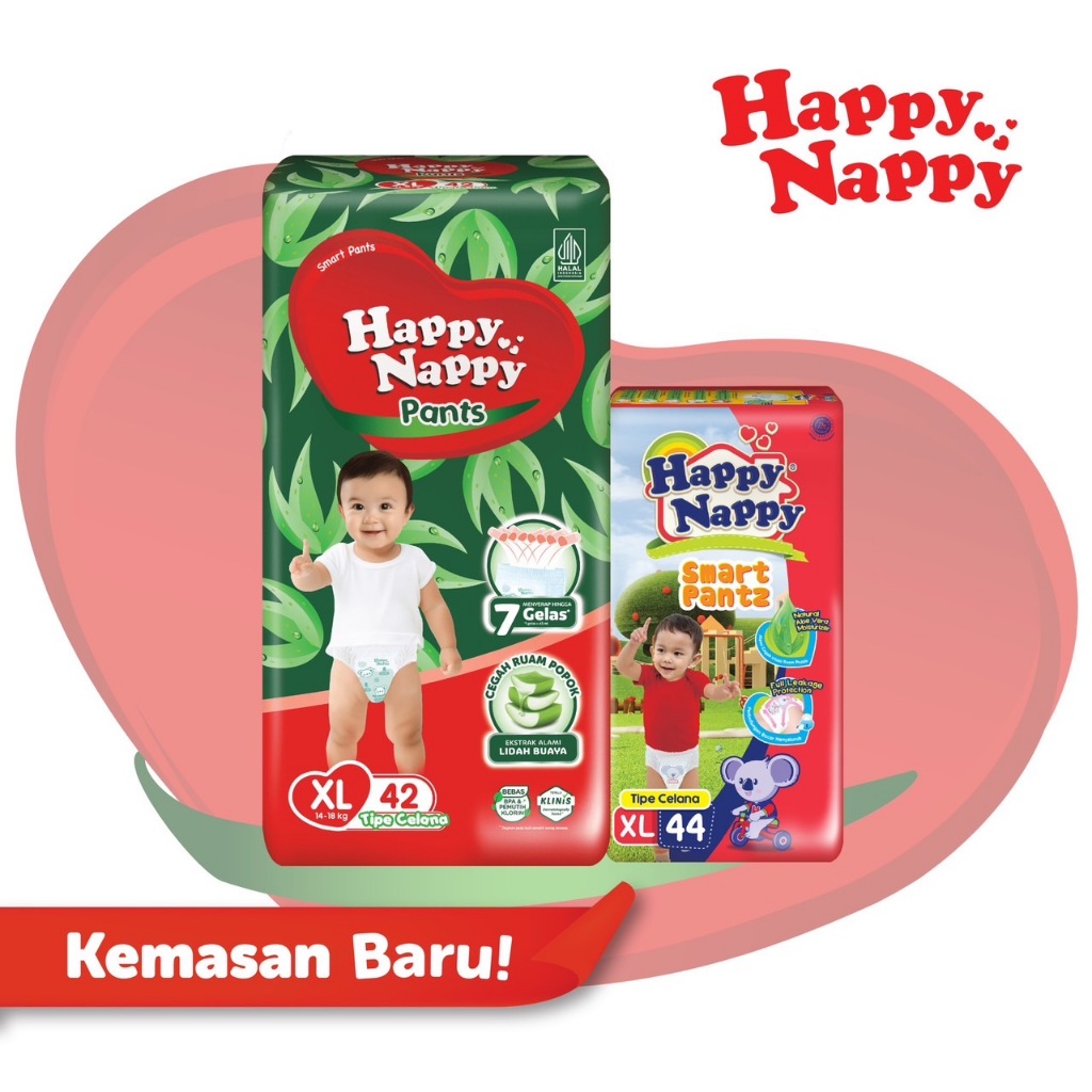 Happy Nappy Smart Pants XL 42s - Gambar 2