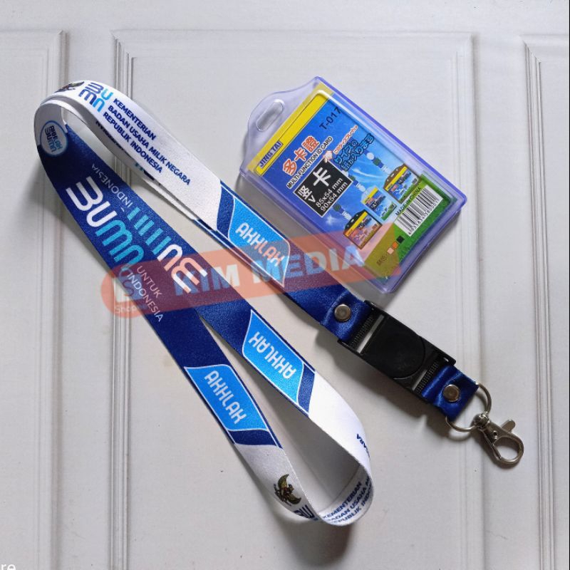 Garuda Akhlak 2024 BUMN id card Strap/Garuda PRINTING BUMN idcard ...