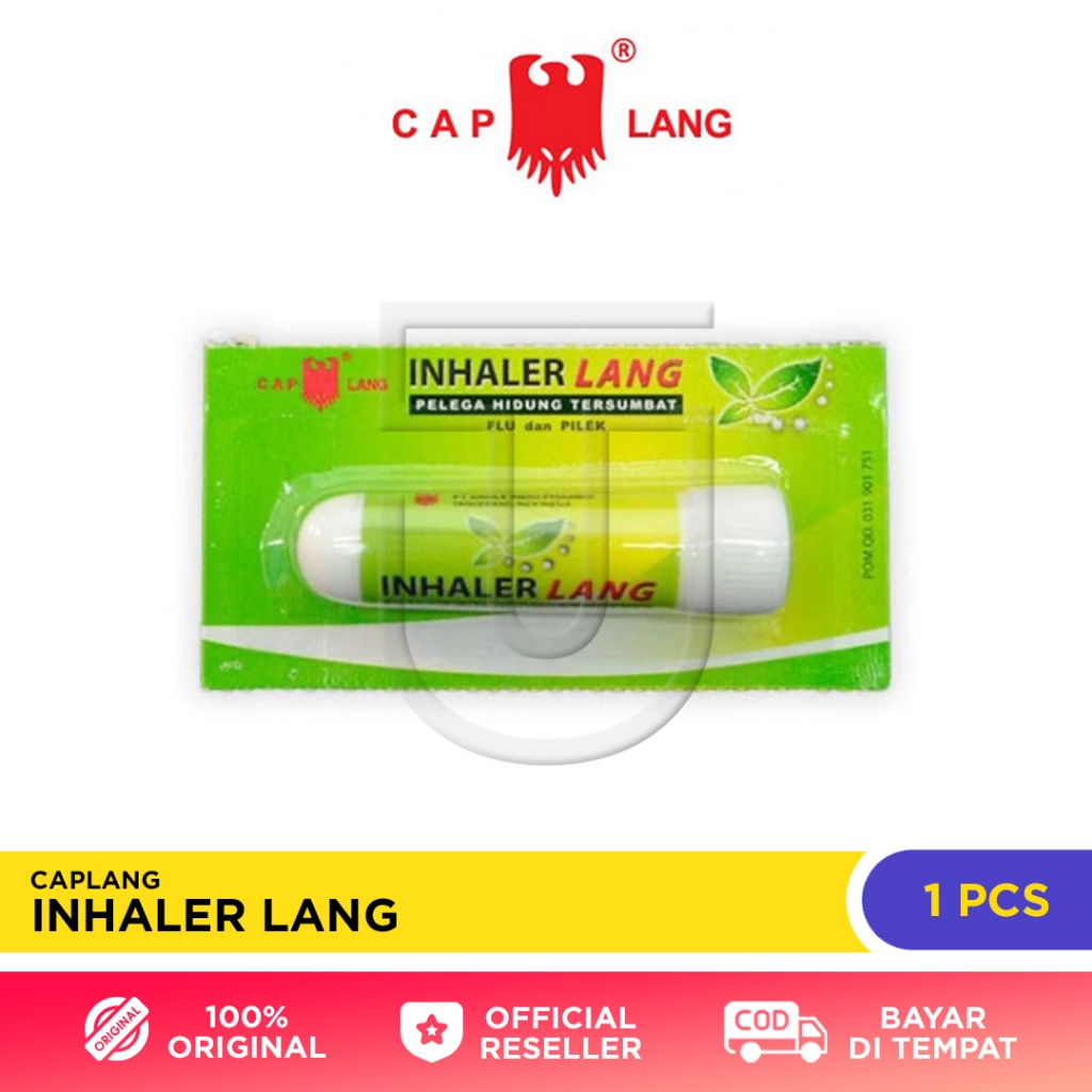 CAPLANG Inhaler Cap Lang Breathing Relief for Blocked Nose, Flu, and ...