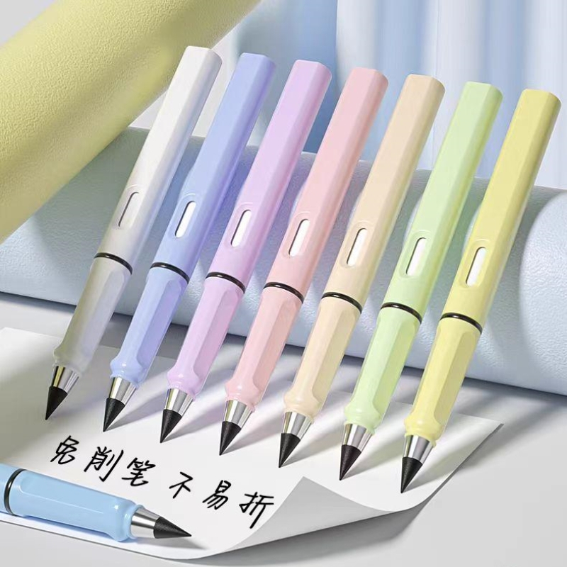 VOOVA Pencil Eternal Premium Pensil Tanpa Rautan Pensil Tanpa Isi Unlimited Pensil Ajaib - Gambar 2