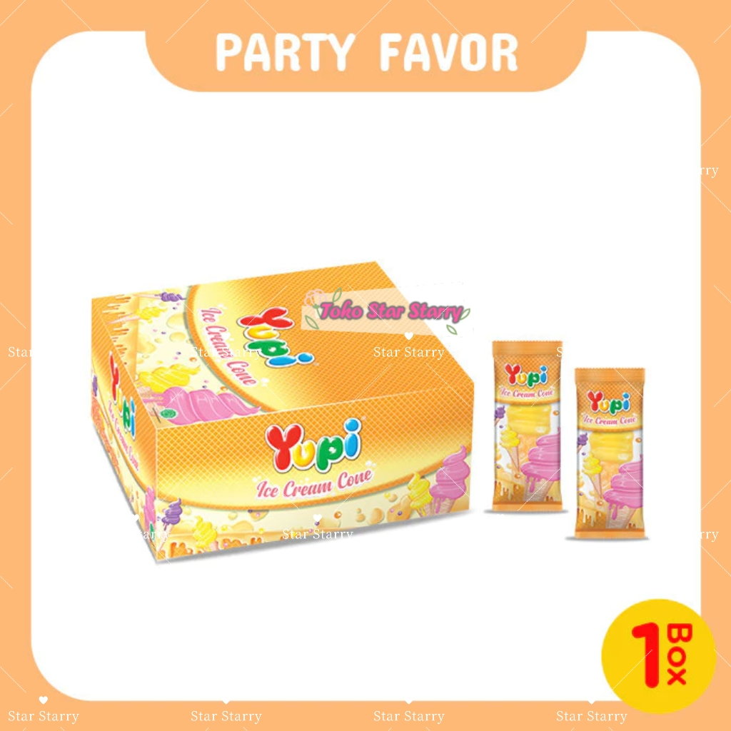 Per Box Yupi Gummy Yupi Icecream Cone Yupi Ice Cream Cone 24pcs Viral