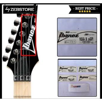 Ibanez Logo Guitar Vinyl Sticker Headstock Sticker Decal Left