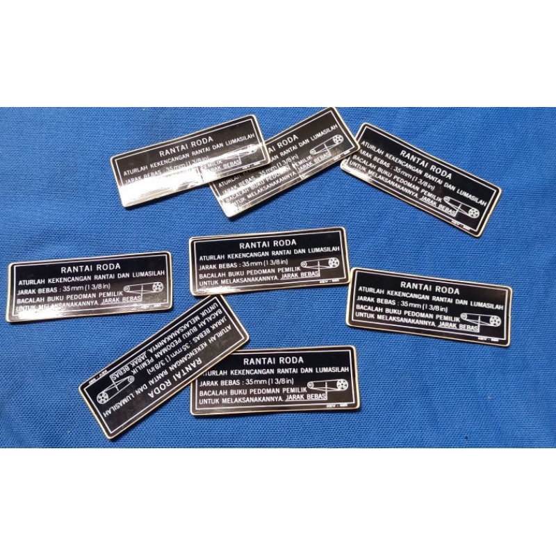 YAMAHA DRIVE CHAIN WARNING STICKER LABEL | Shopee Singapore