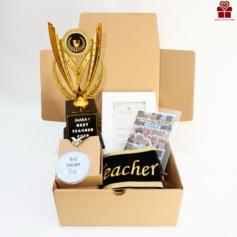 Teacher Certificate Hampers Custom Gift Teacher Best Teacher Free