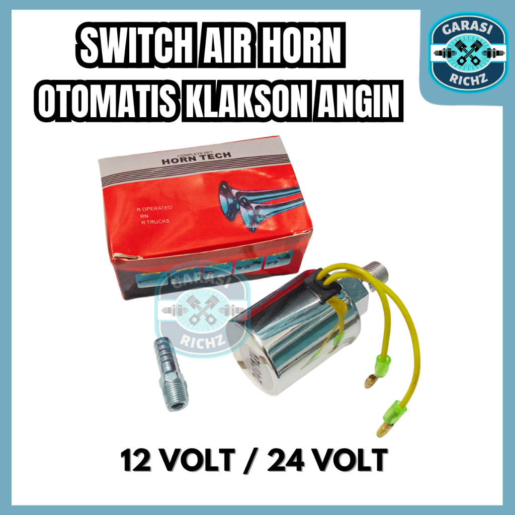 3 Pack Universal Air Train Horn Lights Pushbutton Switch 12 Volt Flush Mount