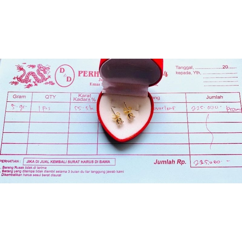 The Most Luxurious 24k Gold One Gem patam Earrings Are Already free ...