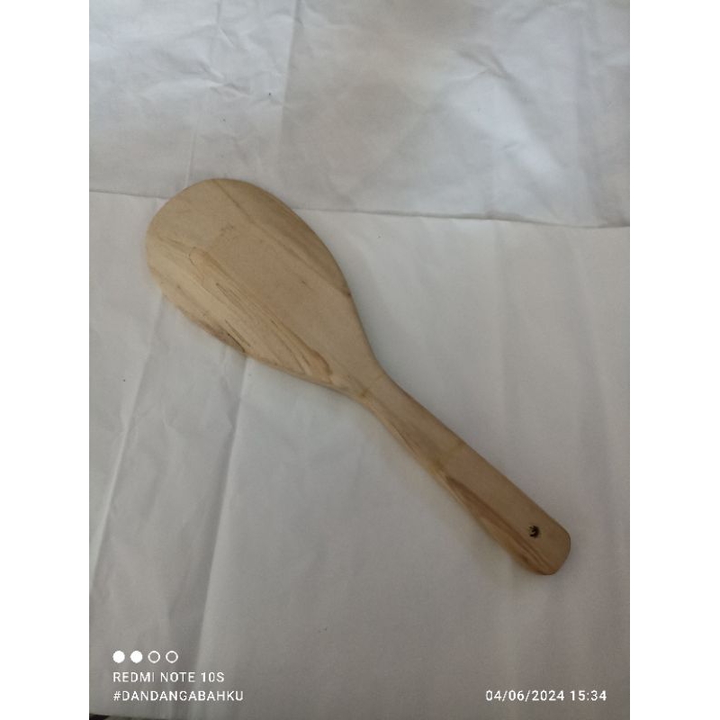 Handmade wooden rice ladle handmade/ | Shopee Singapore