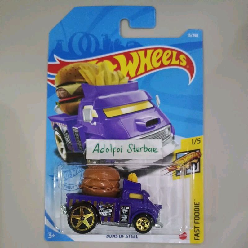 Hot Wheels Buns Of Steel 1/64 Die-Cast Car - Purple Fast Foodie Series (15/250) - View #8