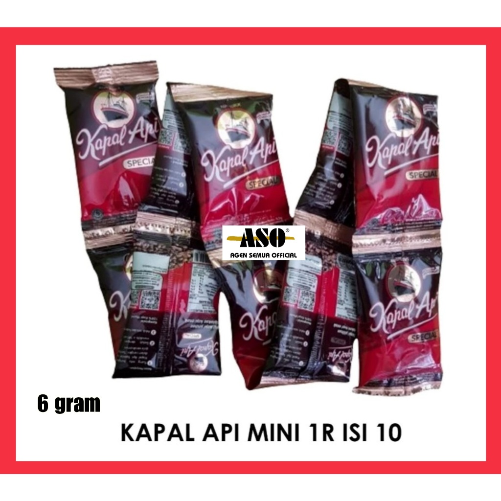 KOPI KAPAL API 6gr MINI SPECIAL RENCENG ISI ( ISI 11 ) PROMO !!! - Gambar 2