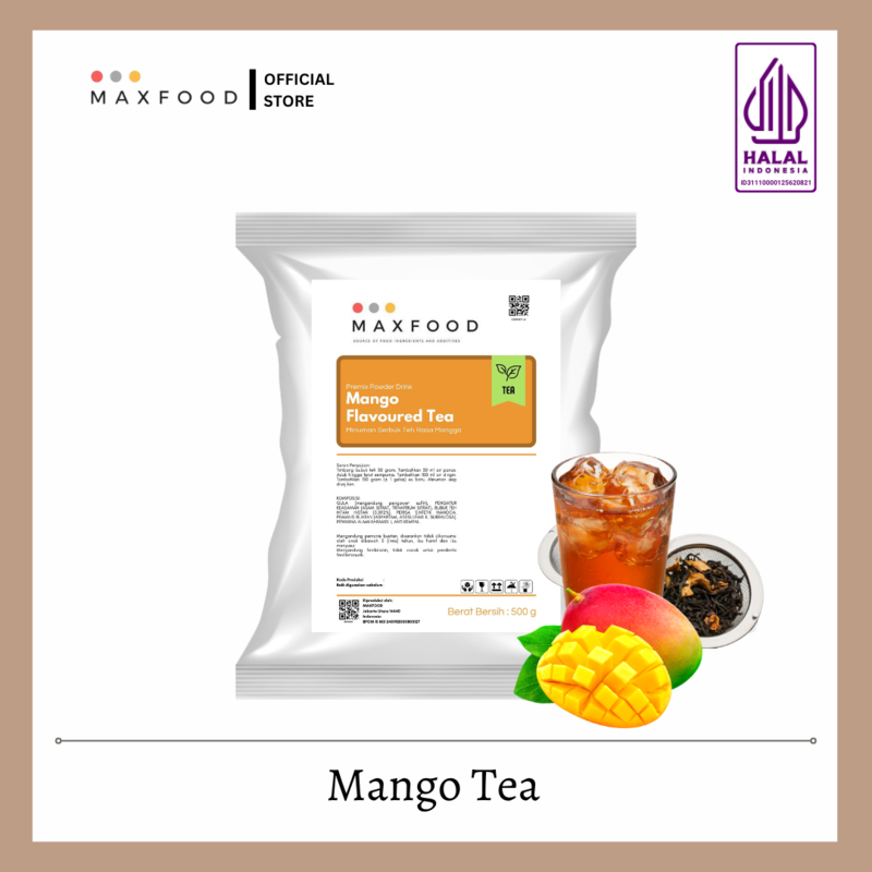 Mango Tea/ Mango Flavored Tea Drink Powder 500 GR | Shopee Singapore