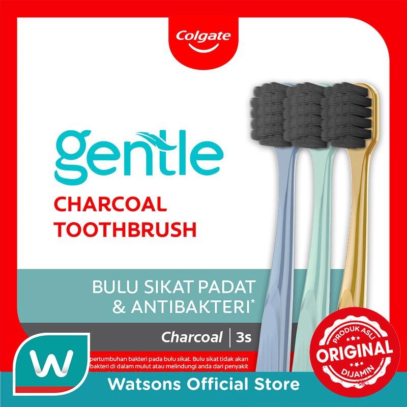 Colgate Toothbrush Gentle Charcoal 3's