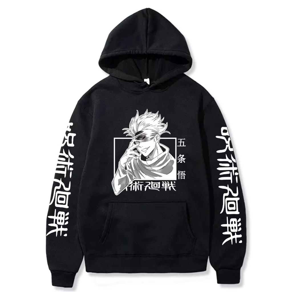 Jujutsu Kaisen Gojo Satoru Anime Jacket Women's Hoodie Sweater Size ML ...
