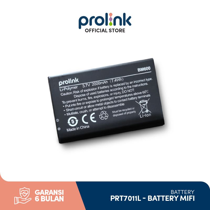 Baterai MiFi PROLINK Battery Smart 4G LTE Wi-Fi Hotspot