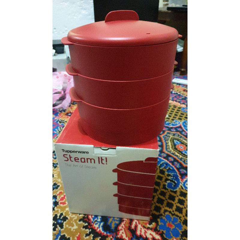 Tupperware 3-layer steamer + box (ripped box) | Shopee Singapore