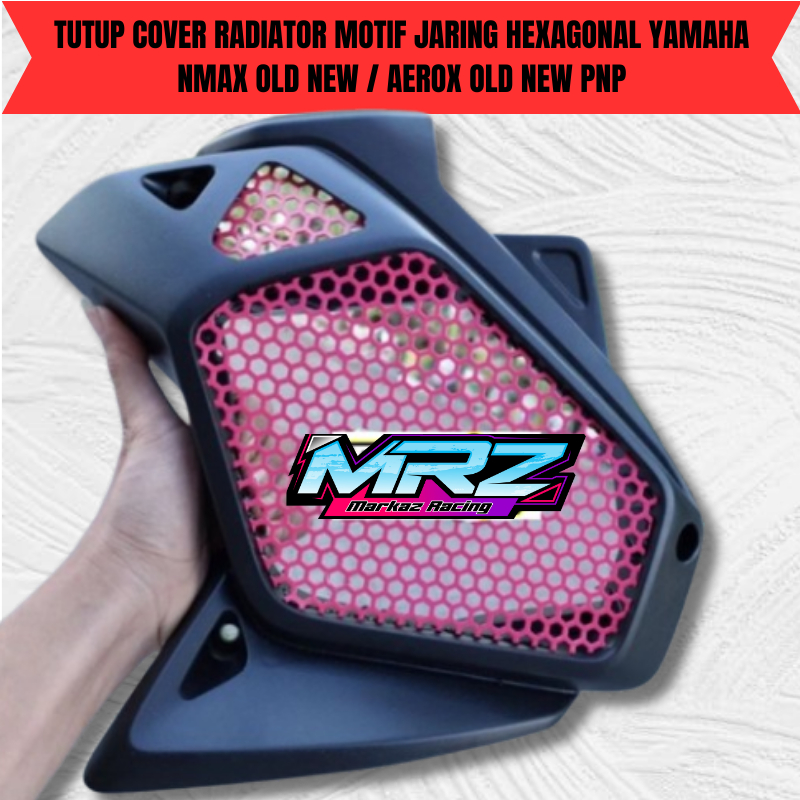 Radiator cover hexagonal Net motif yamaha nmax old new/aerox old new ...