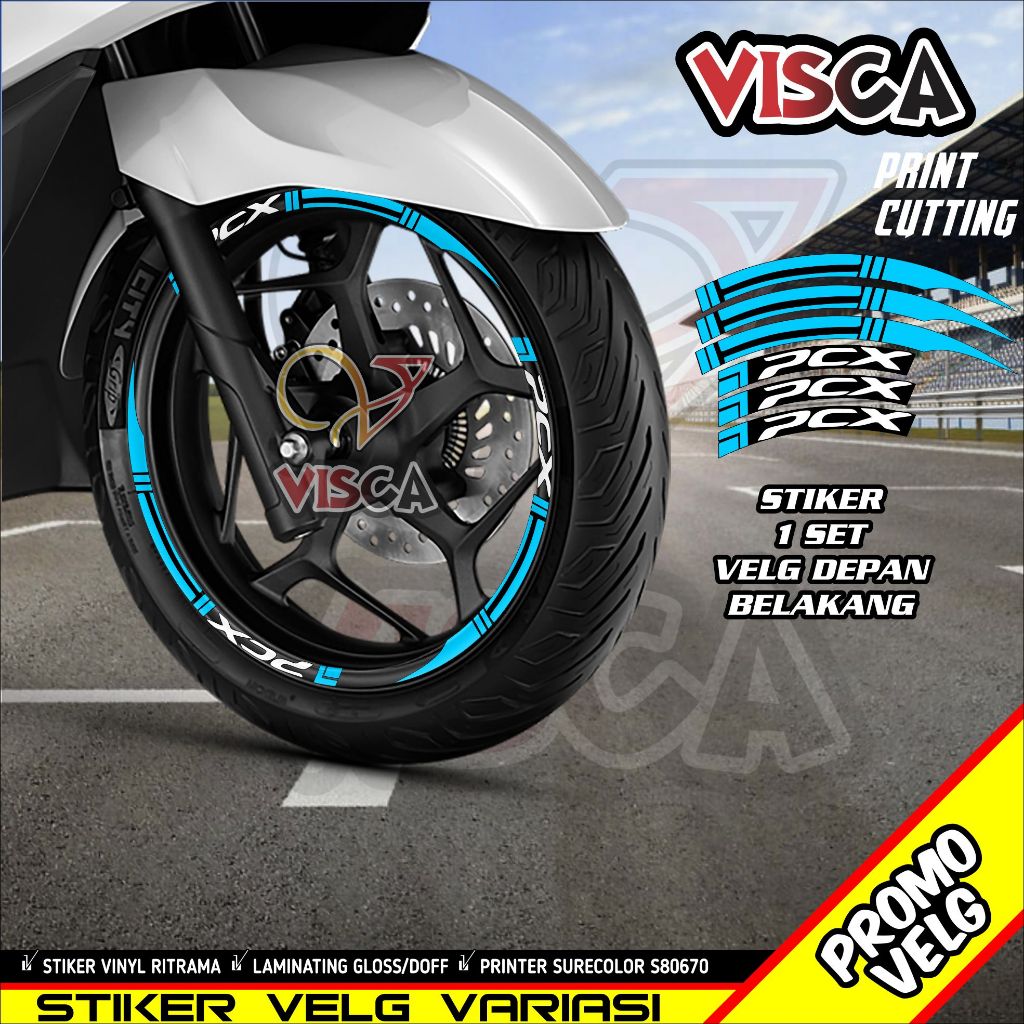 PCX A02 Motorcycle Rim List Sticker | Shopee Singapore