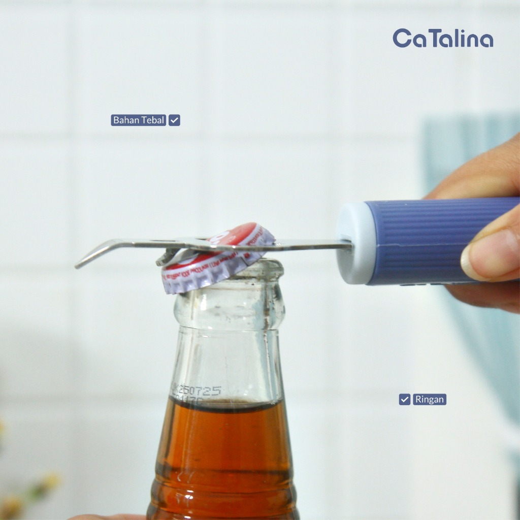 CaTalina Pembuka Botol Bottle Opener Stainless Pembuka Botol Win Botol Bir - Gambar 2