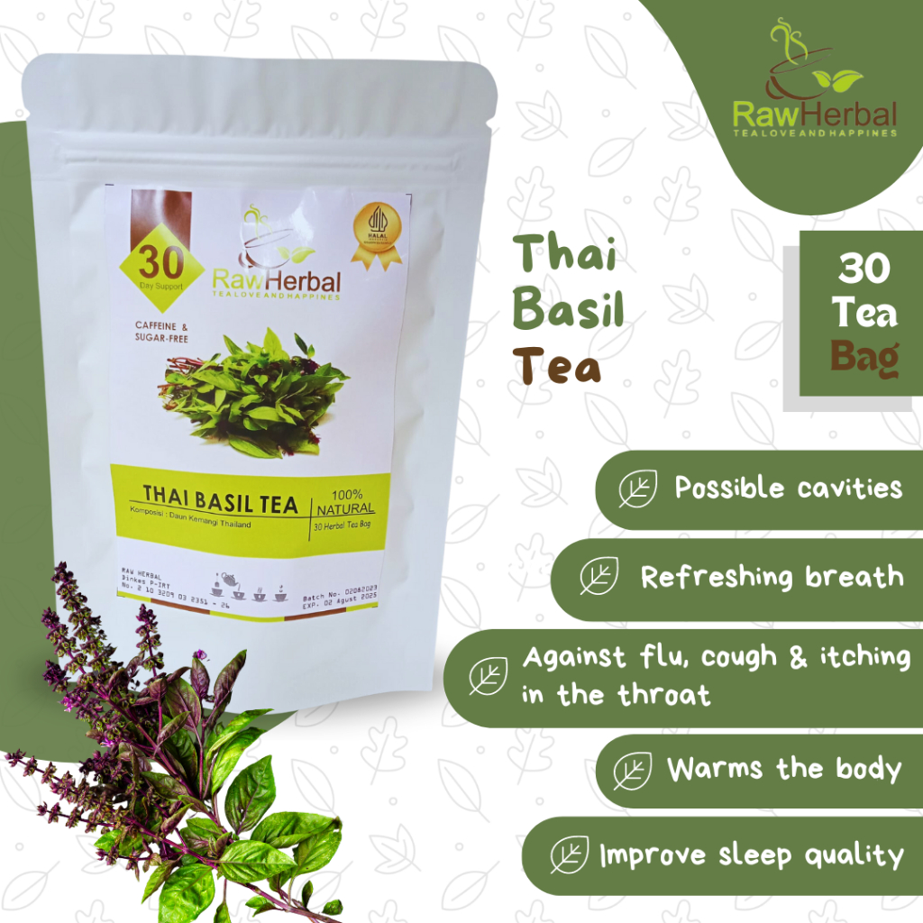 Thai BASIL TEA THAILAND HOLY BASIL TEA 30 TEA Bags Shopee