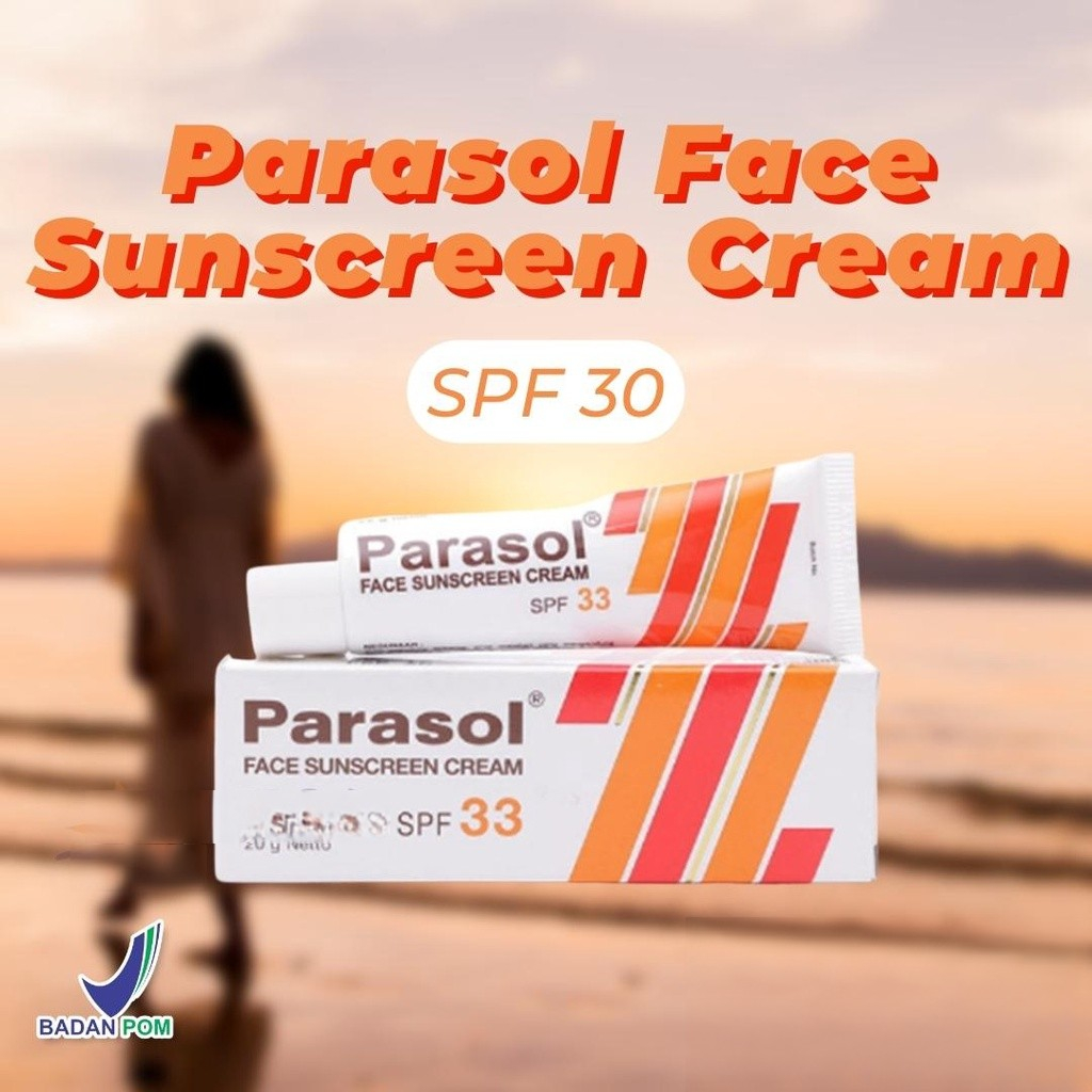 Parasol Face Sunscreen (ORANGE) Cream SPF 33 20 gr Face Sunscreen Sunblock Sunscreen Spf
