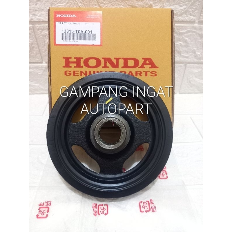 Pully Poli Crucket As Ker As Damper Pulley Crankshaft Honda All New Crv