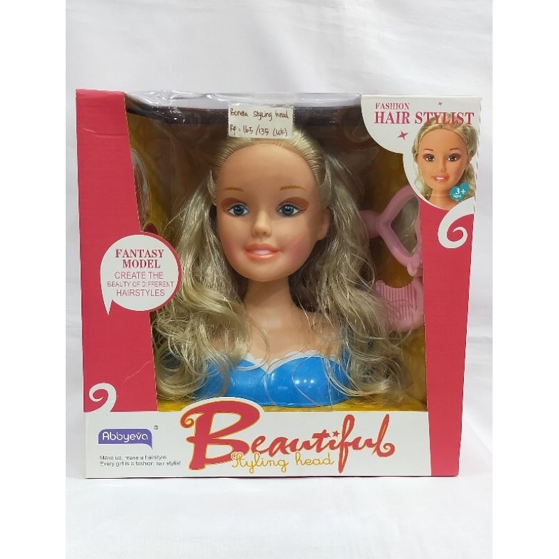 big barbie styling head