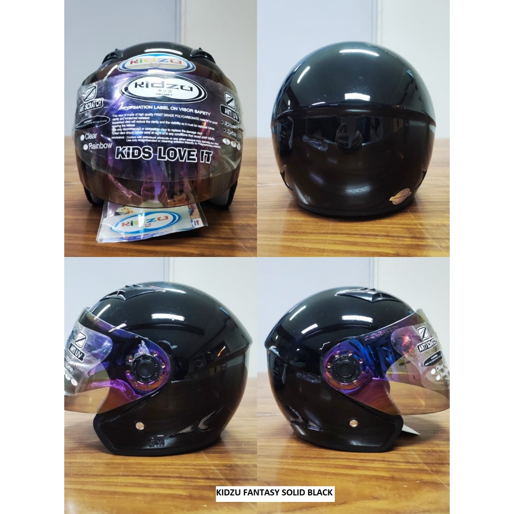 Helm Anak Kidzu Fantasy Solid,Helm SNI - Gambar 2