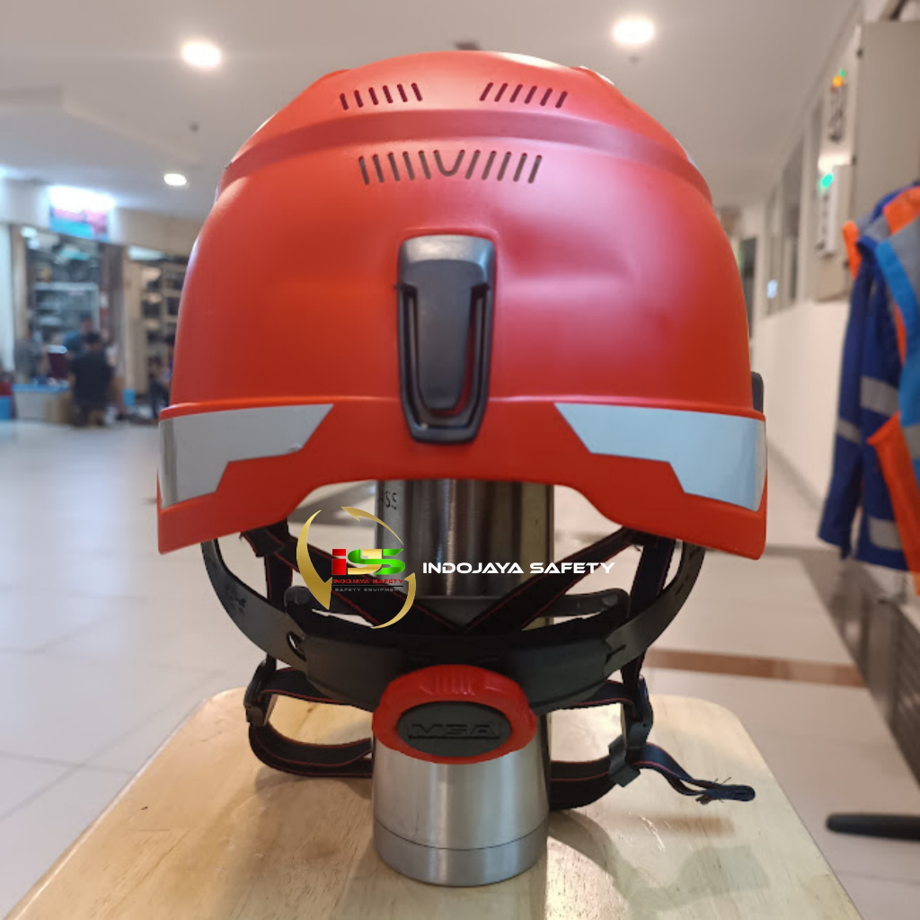 LOKAL MERAH MSA V-Gard H1 Safety Helmet Trivent Fastrack Local SNI Red ...