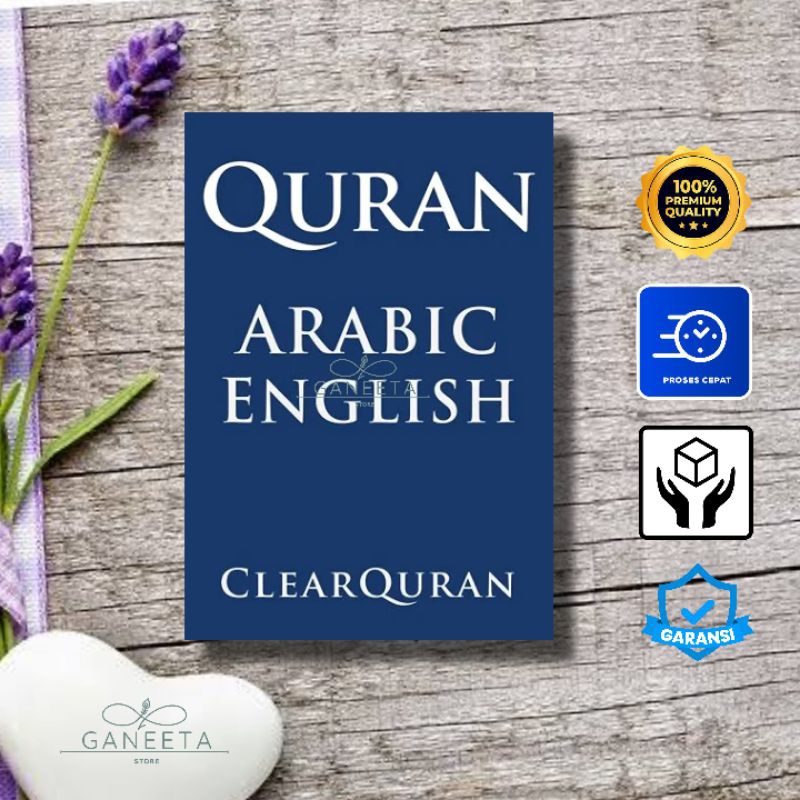 Arabic Quran English (Clear Quran) Shopee Singapore