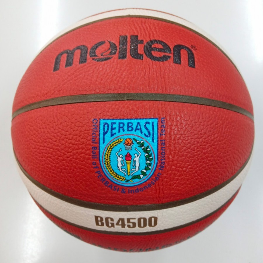 Ballon De Basket Molten BG4500 Taille 6 - Certifié FIBA - Cuir Composite Pour Intérieur