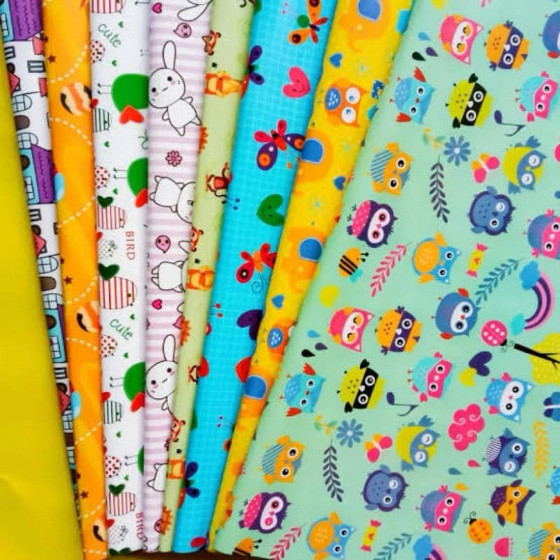 Kertas Kado Jumbo Motif Lucu Kartun Random - Gambar 2
