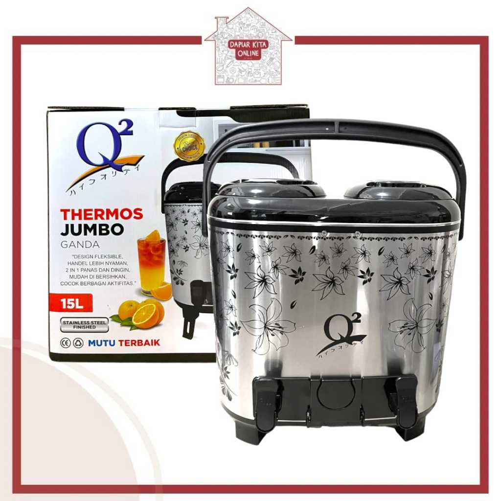 TERMOS Milk Tea Bucket Flower Jumbo Water Thermos/ Hot and cold water ...