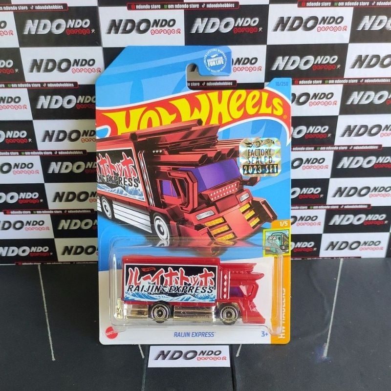 Hot Wheels Raijin Express Treasure Hunt Regular Factory Sealed 2023