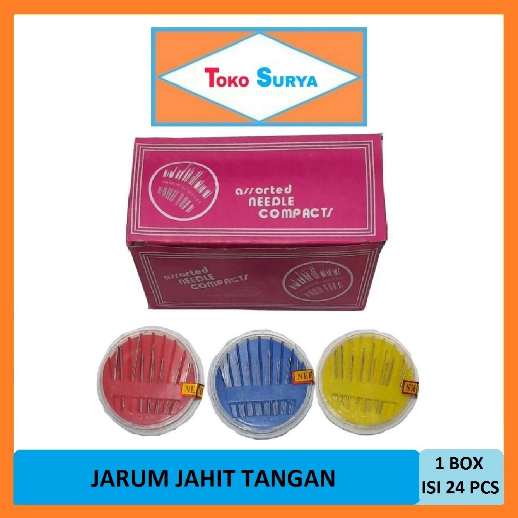 Hand Sewing Needles Hand Needles 1 Box Contains 24 Circles | Shopee ...