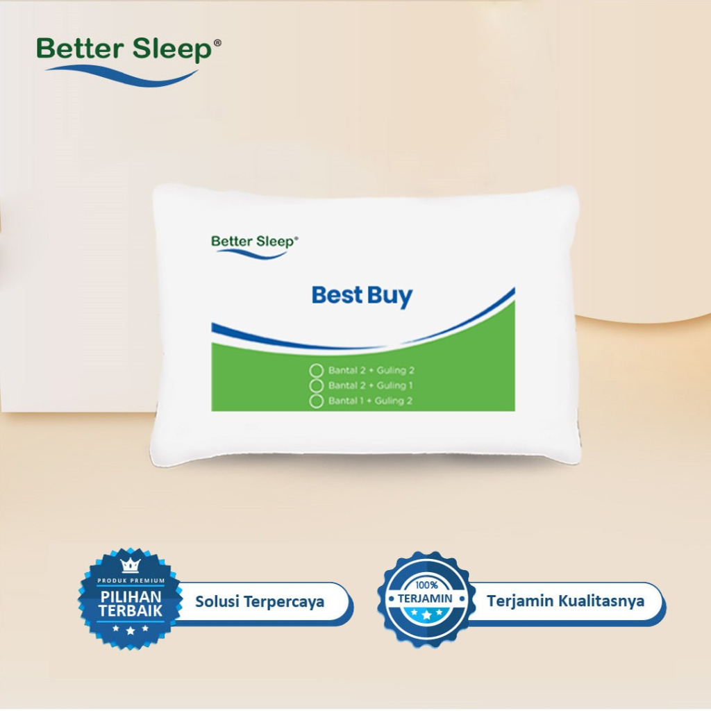 REKOMENDASI Bantal Tidur Best Buy Pillow Better Sleeps - Gambar 4