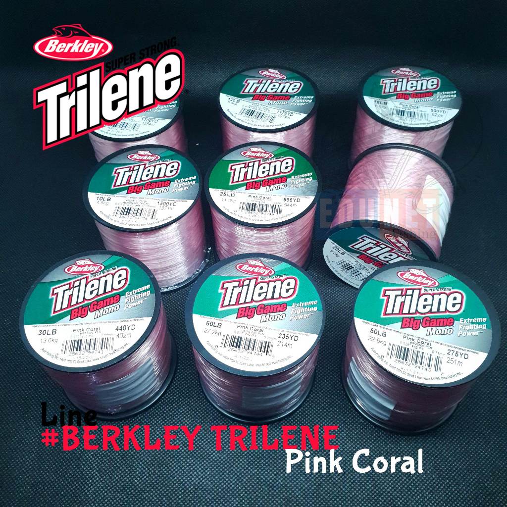 Berkley Trilene Big Game, Pink Coral, 60lb 27.2kg Fishing Line