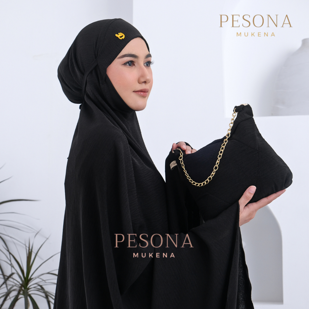 PESONA - Premium Crinkle Chin Cover Adult Prayer Robe Malaysian Prayer ...