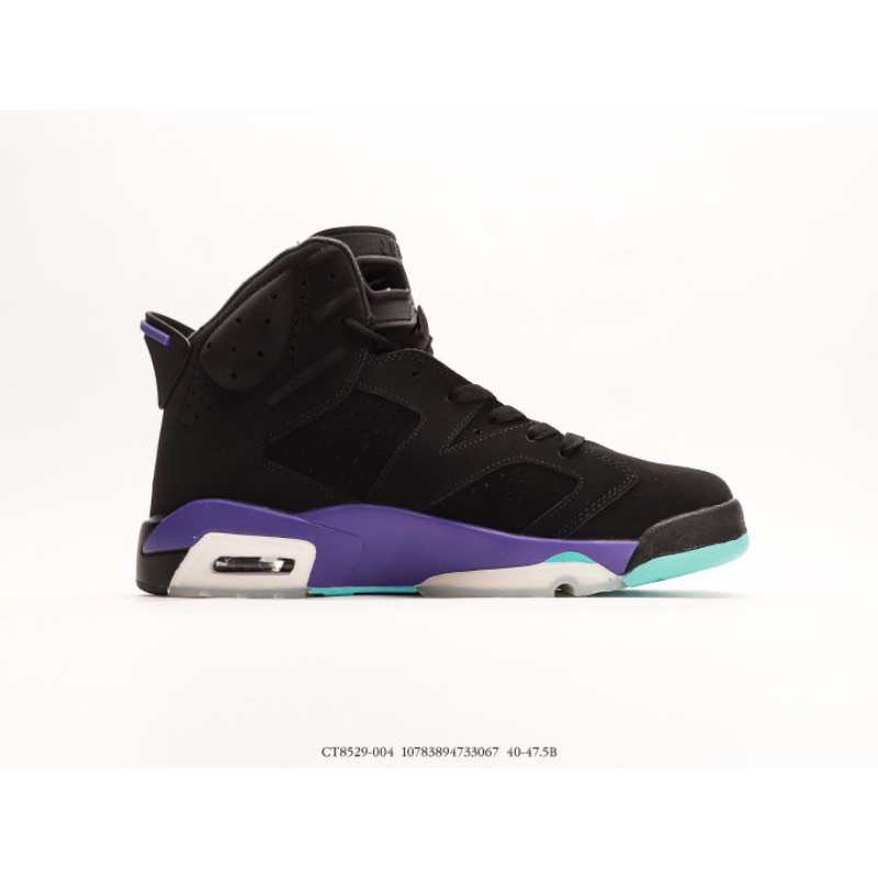 Purple and black jordan 6 hotsell