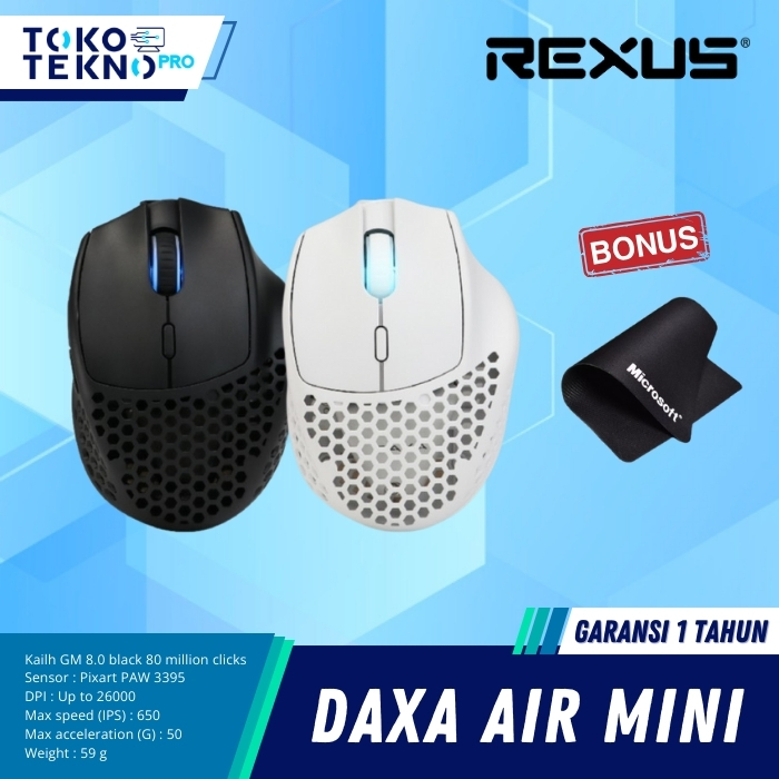 Rexus Daxa Air Mini Wireless Gaming Mouse