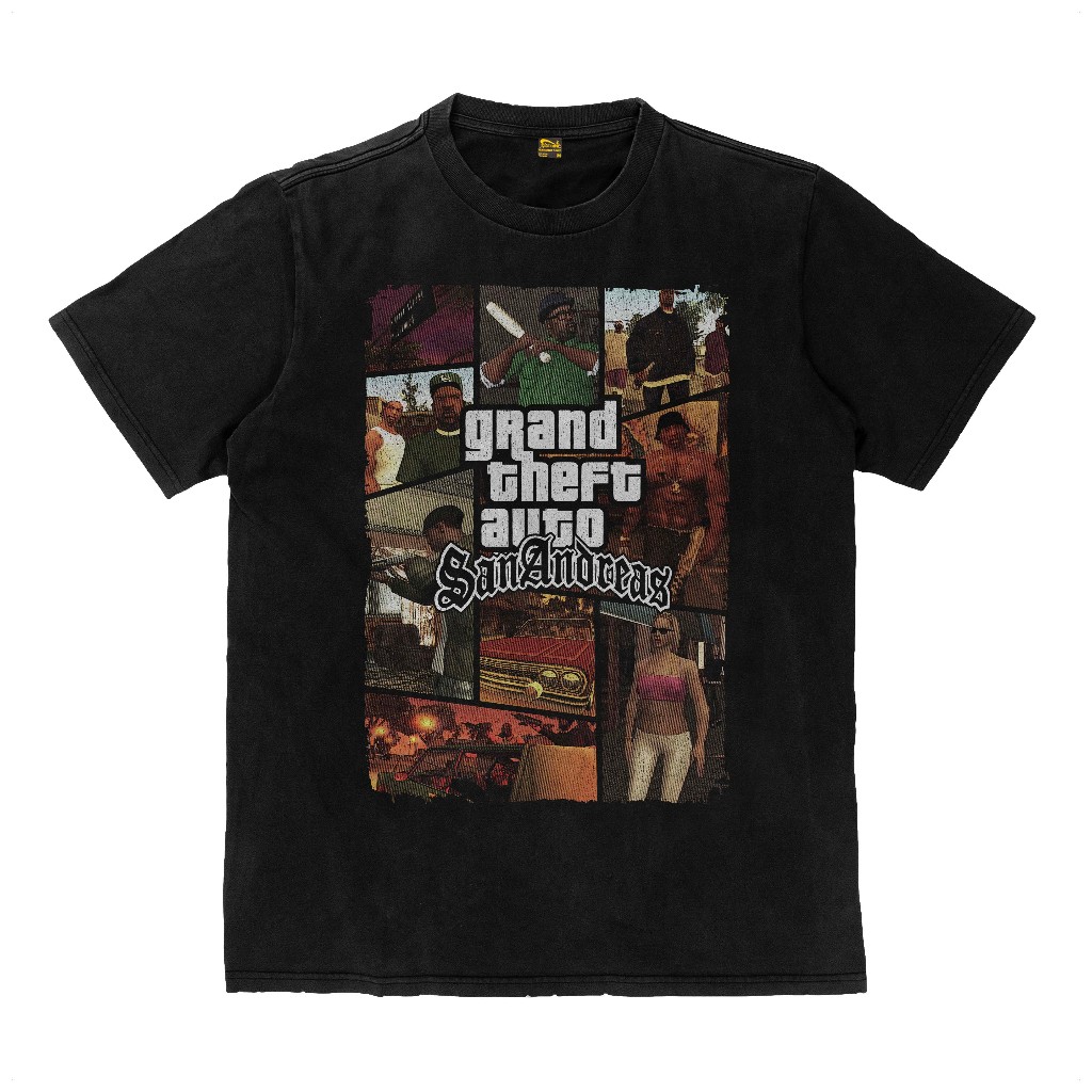 KATUN Gta San Andreas Grand Theft Auto Game CJ Big Smoke T-Shirt Thick  Cotton Flexinc T Shirt | Shopee Singapore